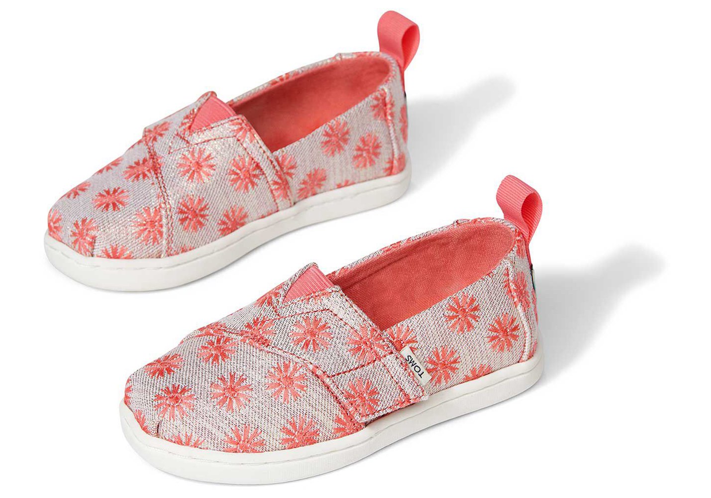 Toms Espadryle Dziecięce Pomarańczowe - Alpargata Tiny Glimmer - 80LESIFBN